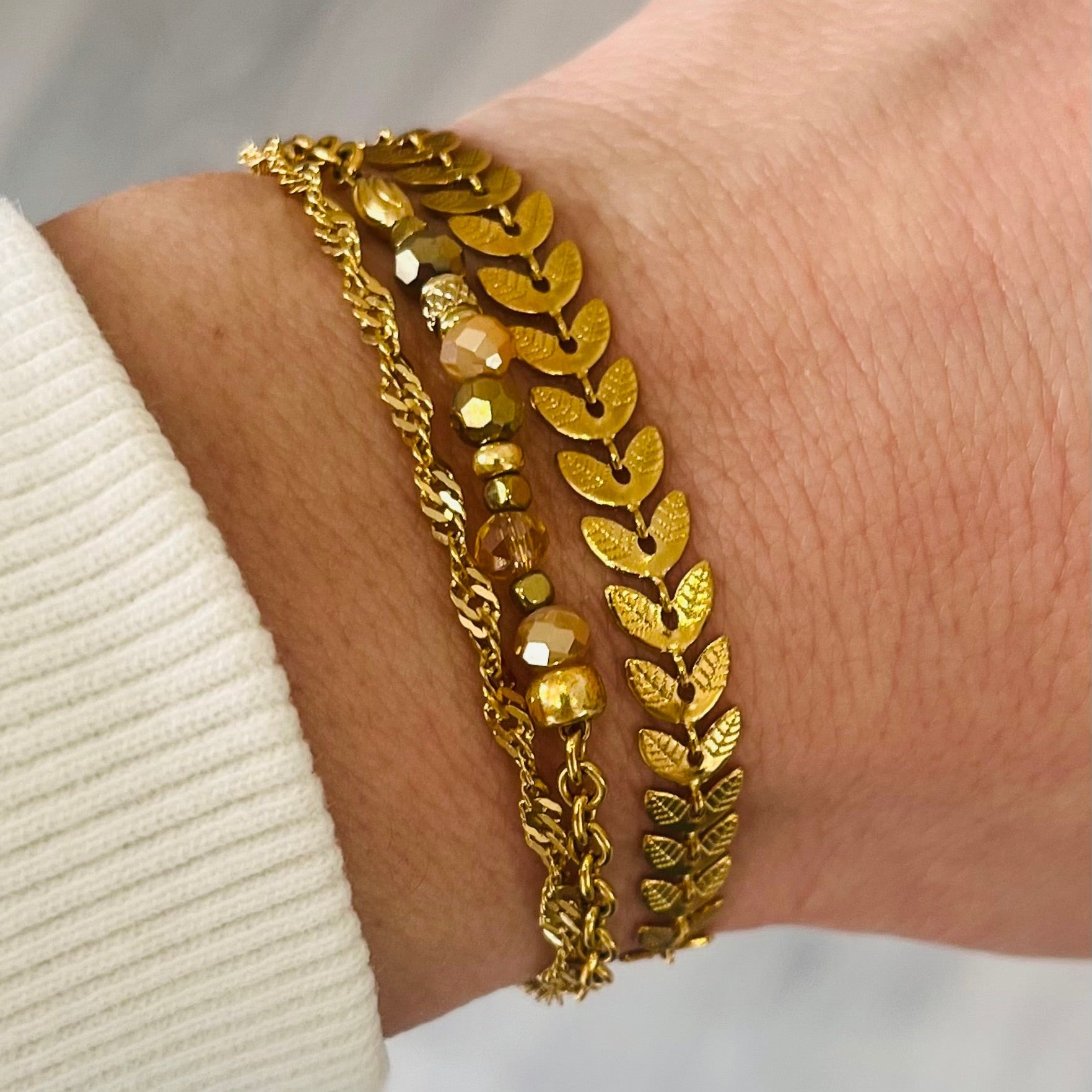 Bracelet Trinité fauve