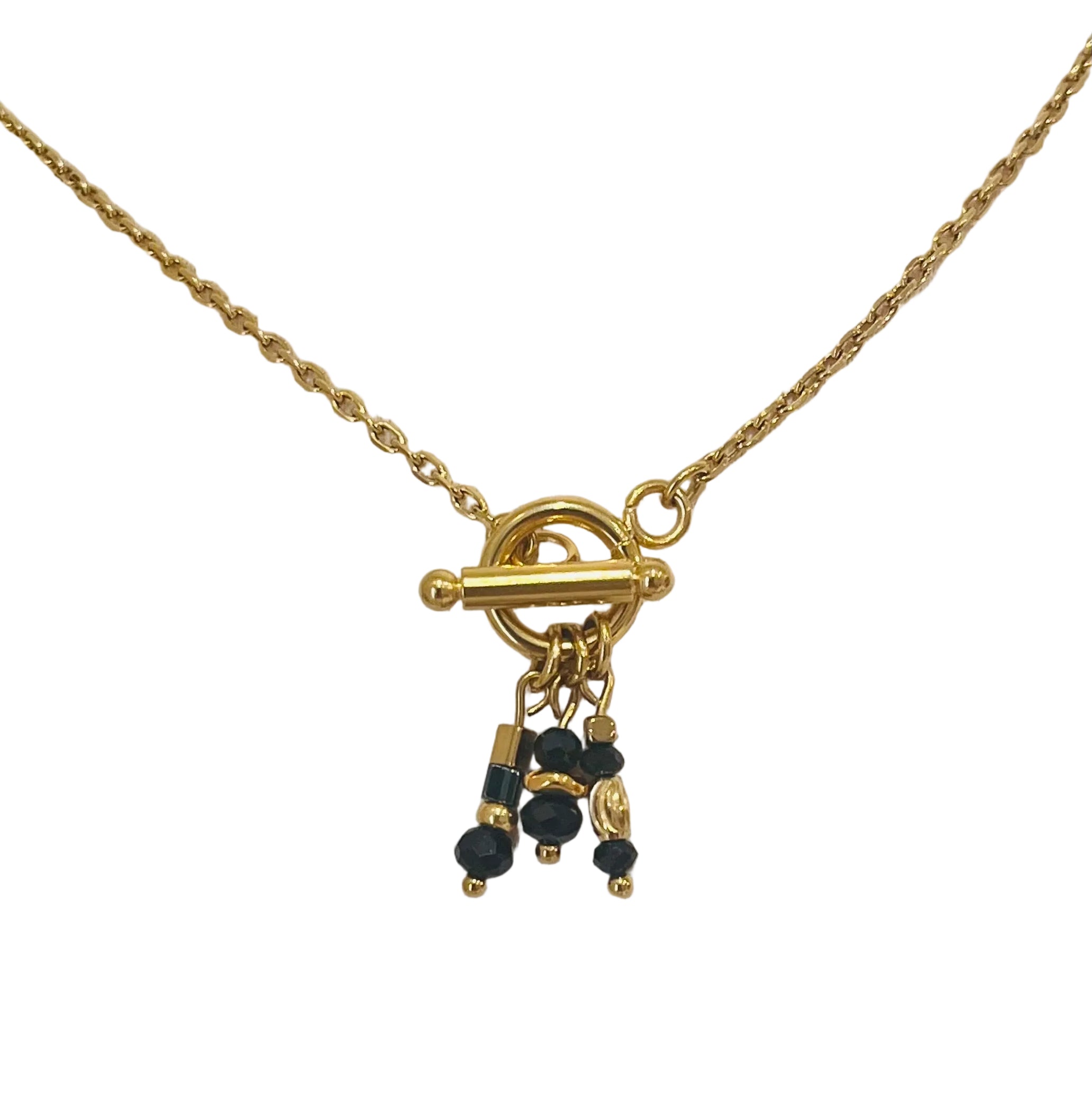 Collier "Trinité" noir