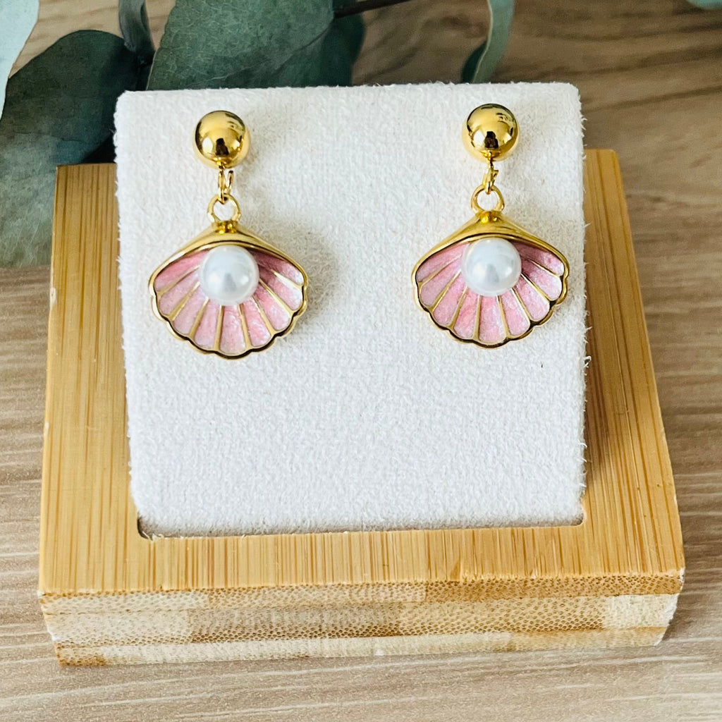 Boucles d'oreille Pinctada