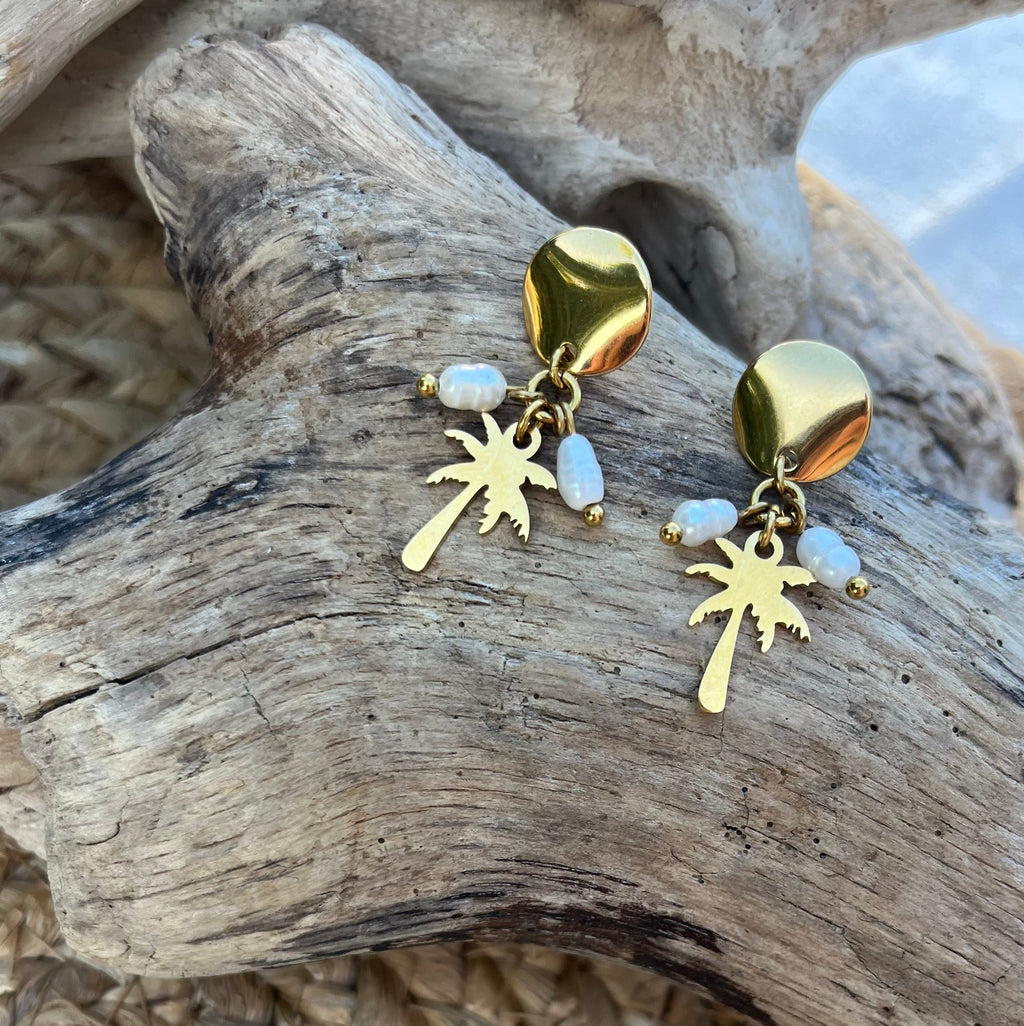 Boucles d’oreille palmier