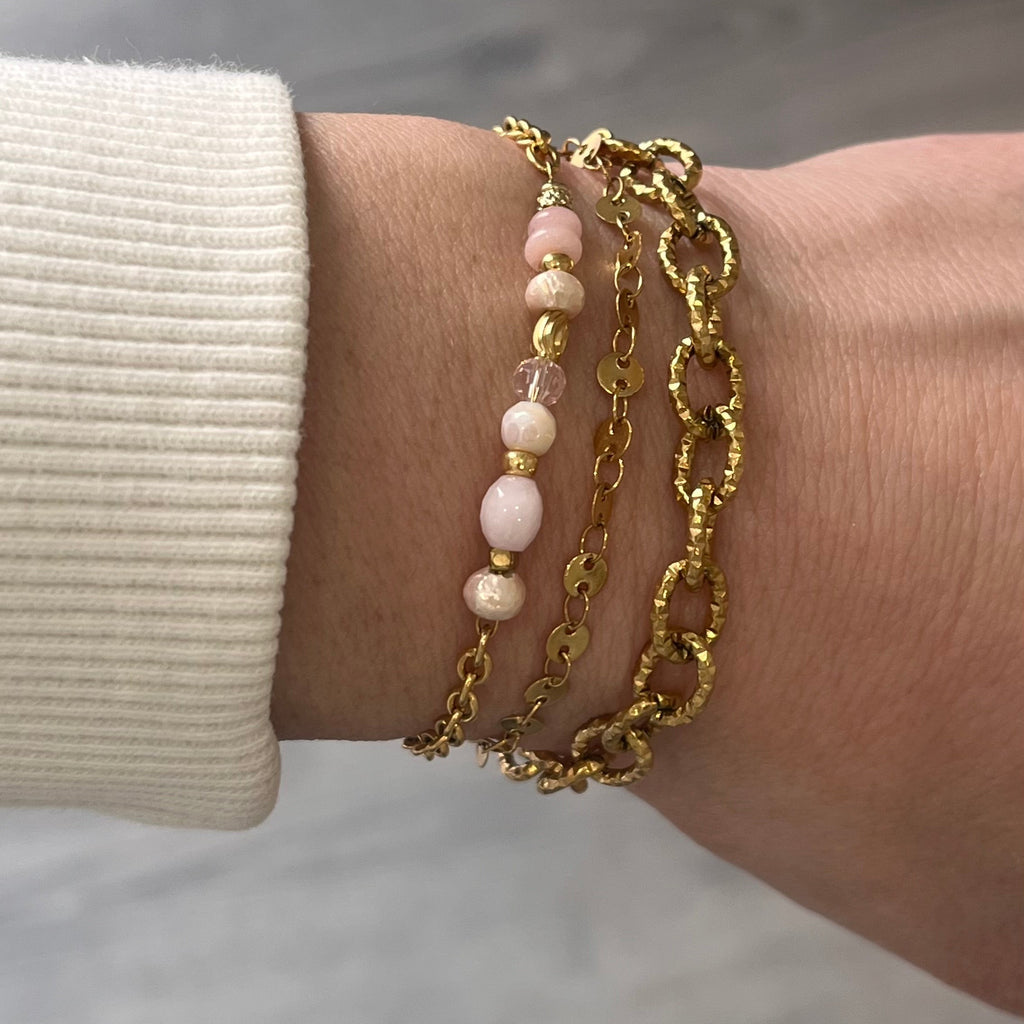 Bracelet Trinité rose