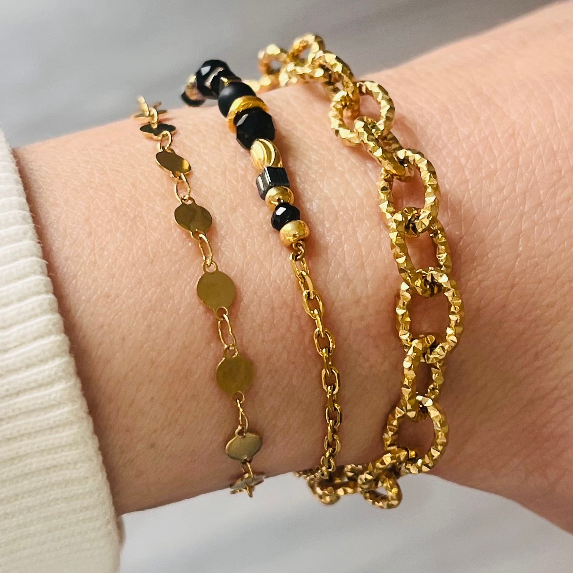 Bracelet Trinité noir