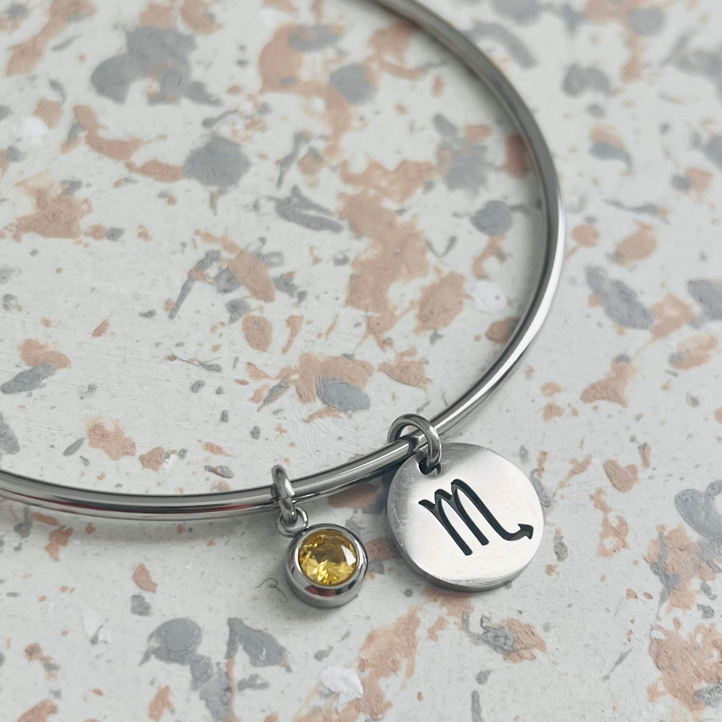 Jonc scorpion argent