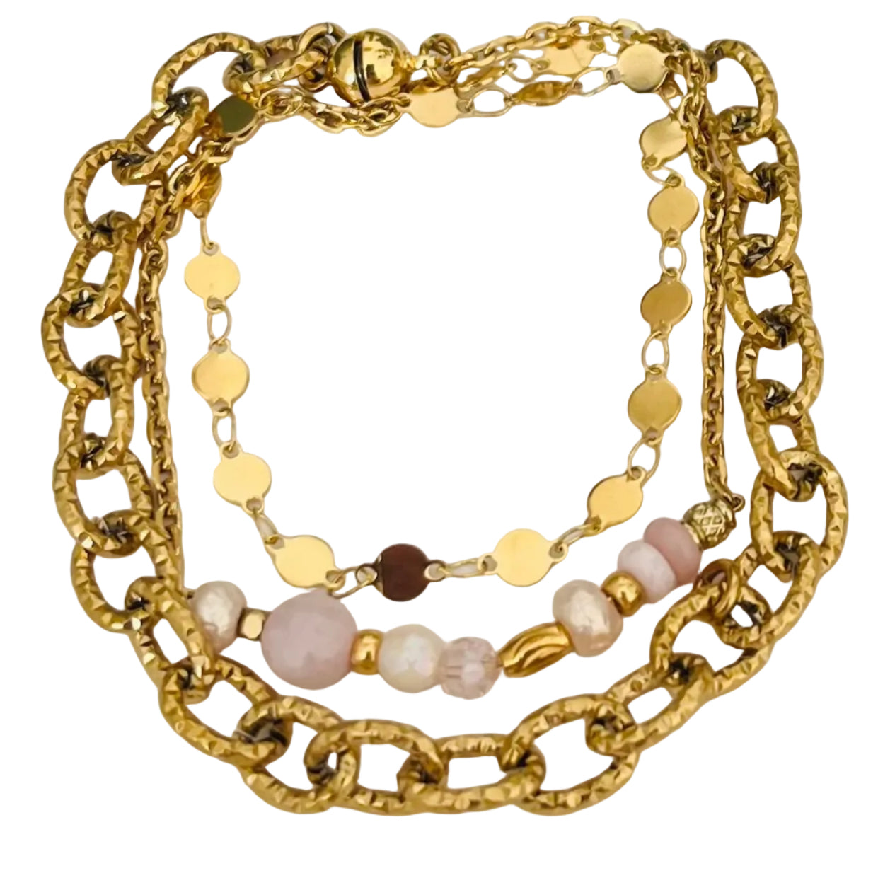 Bracelet Trinité rose