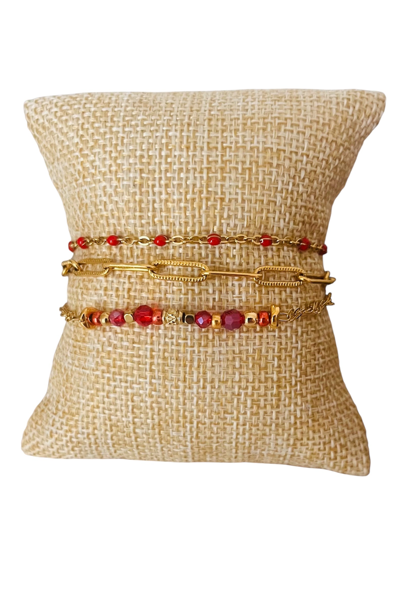 Bracelet Trinité rouge