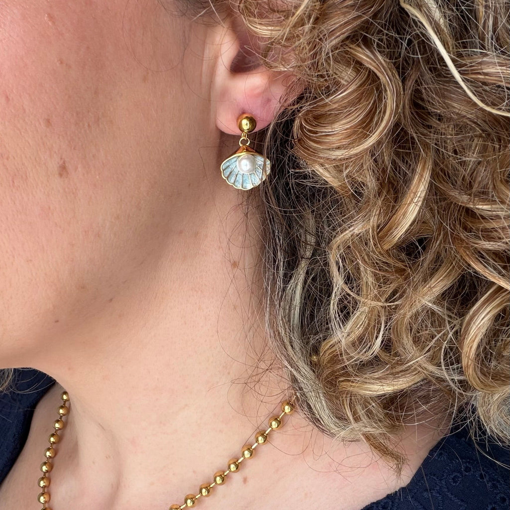 Boucles d'oreille Pinctada