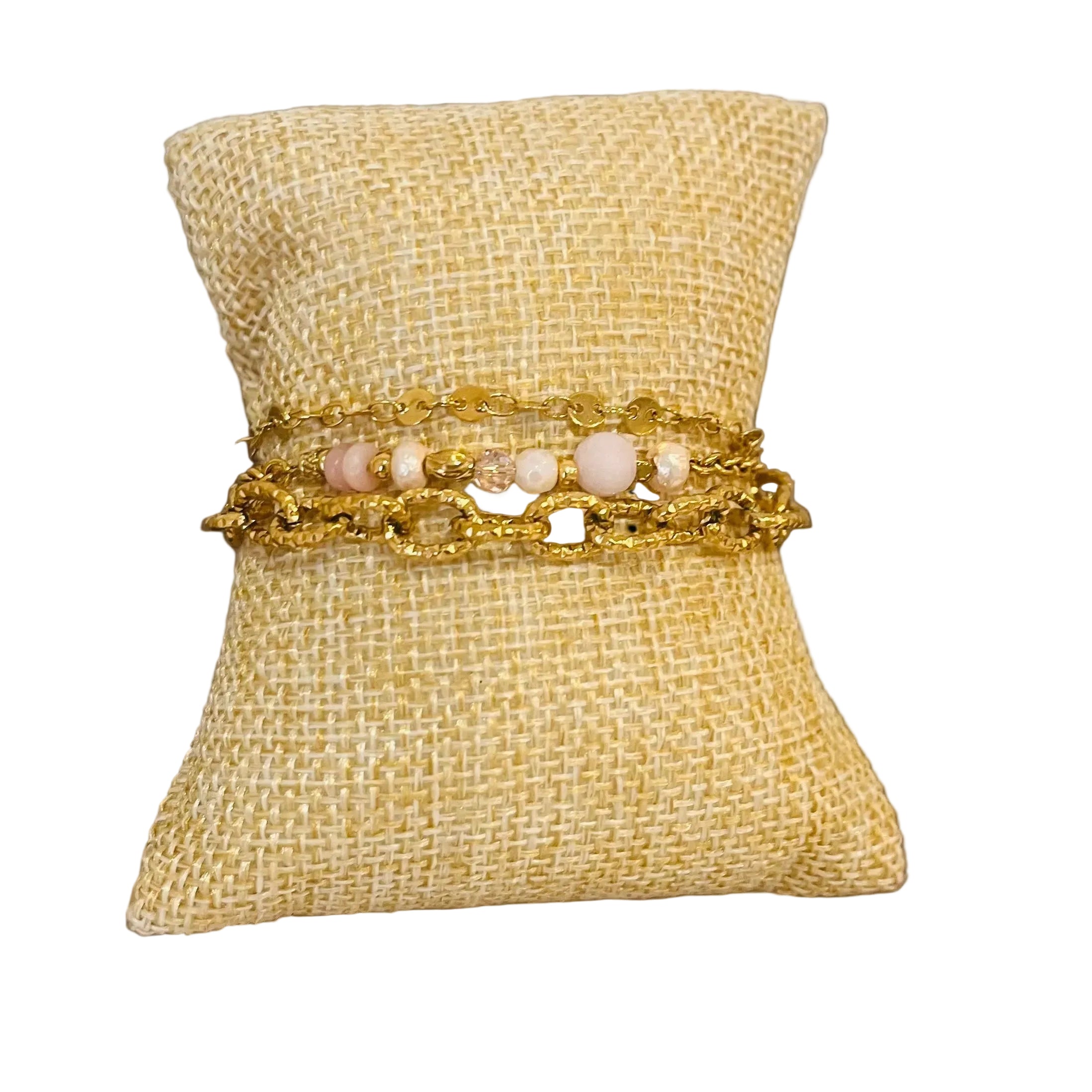 Bracelet "Trinité" rose