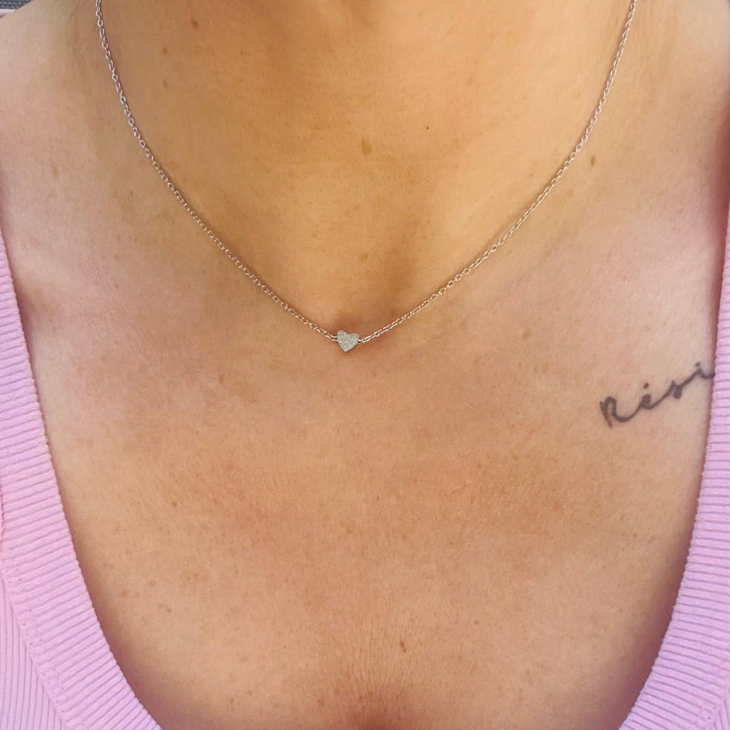 Collier Coeur argent