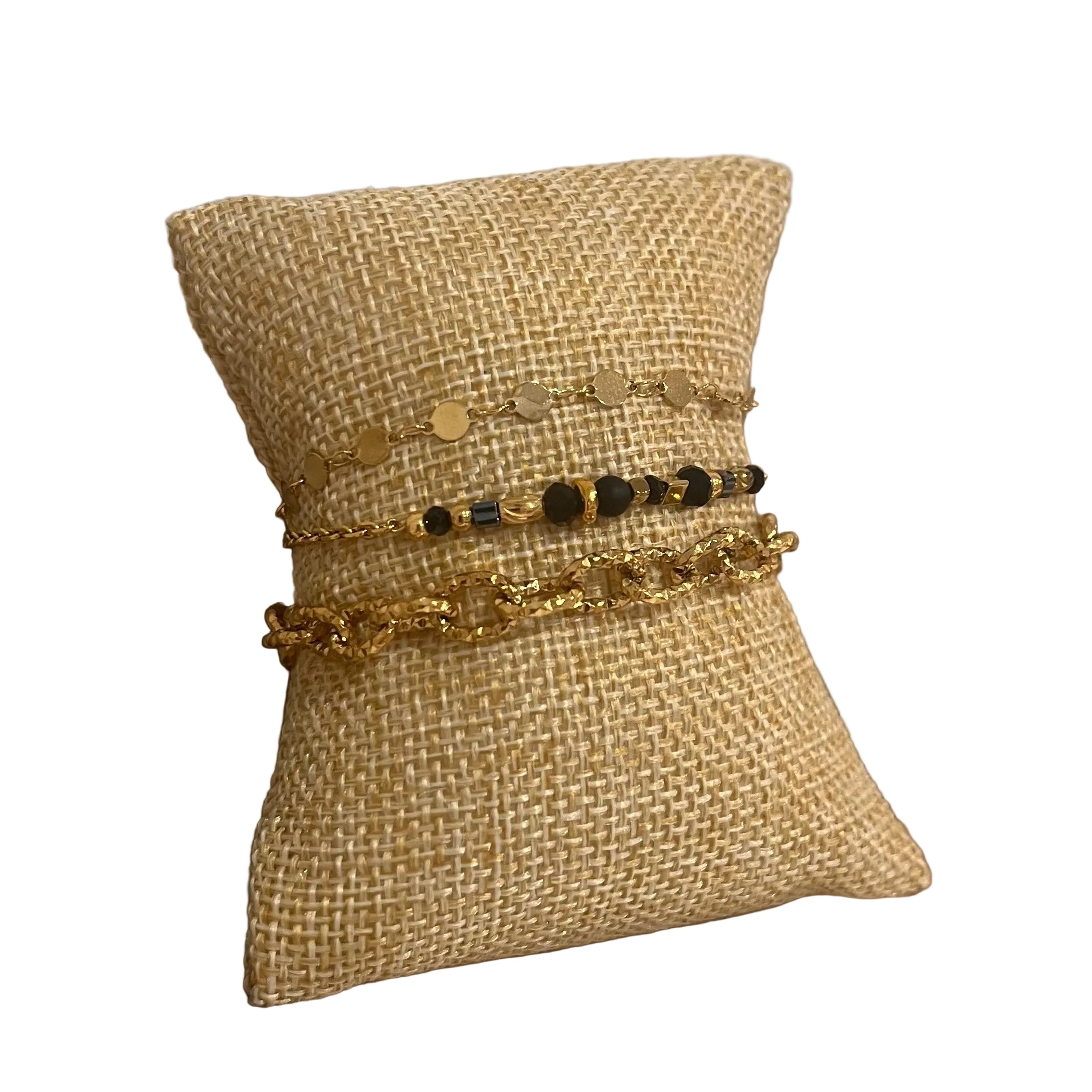 Bracelet "Trinité" noir