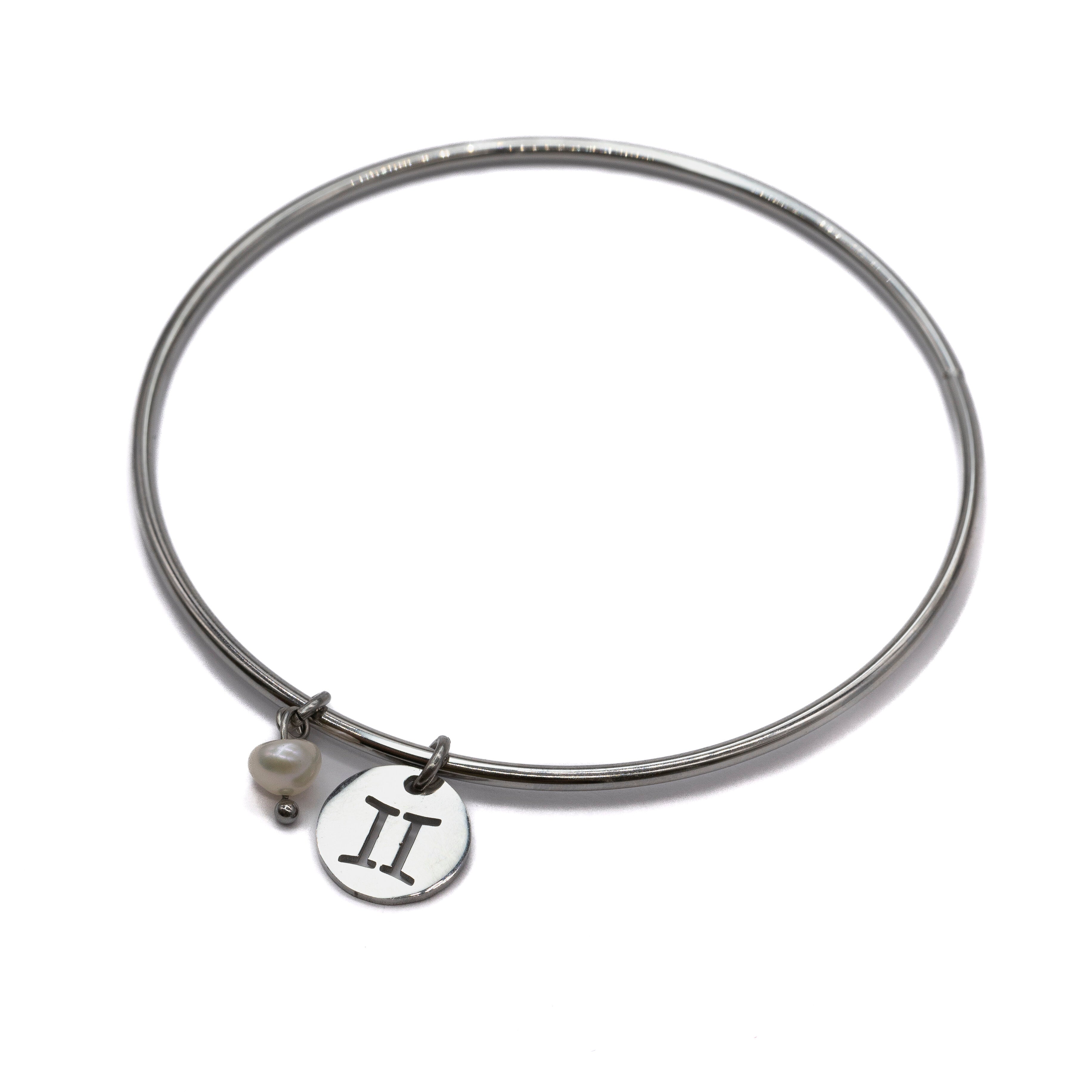 Jonc Gémeaux argent